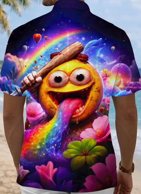 Funny Men's Pocket Short Sleeve Shirts