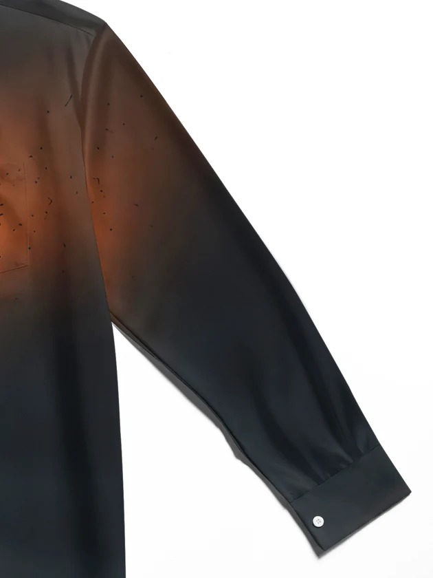 Lighthouse Print Men's Pocket Long SleeveShirts